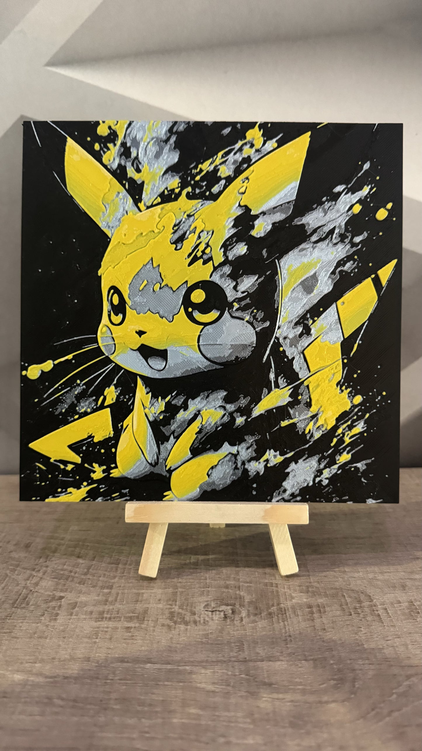 Cadre relief Pokémon Pikachu (avec support) - 3D Painting