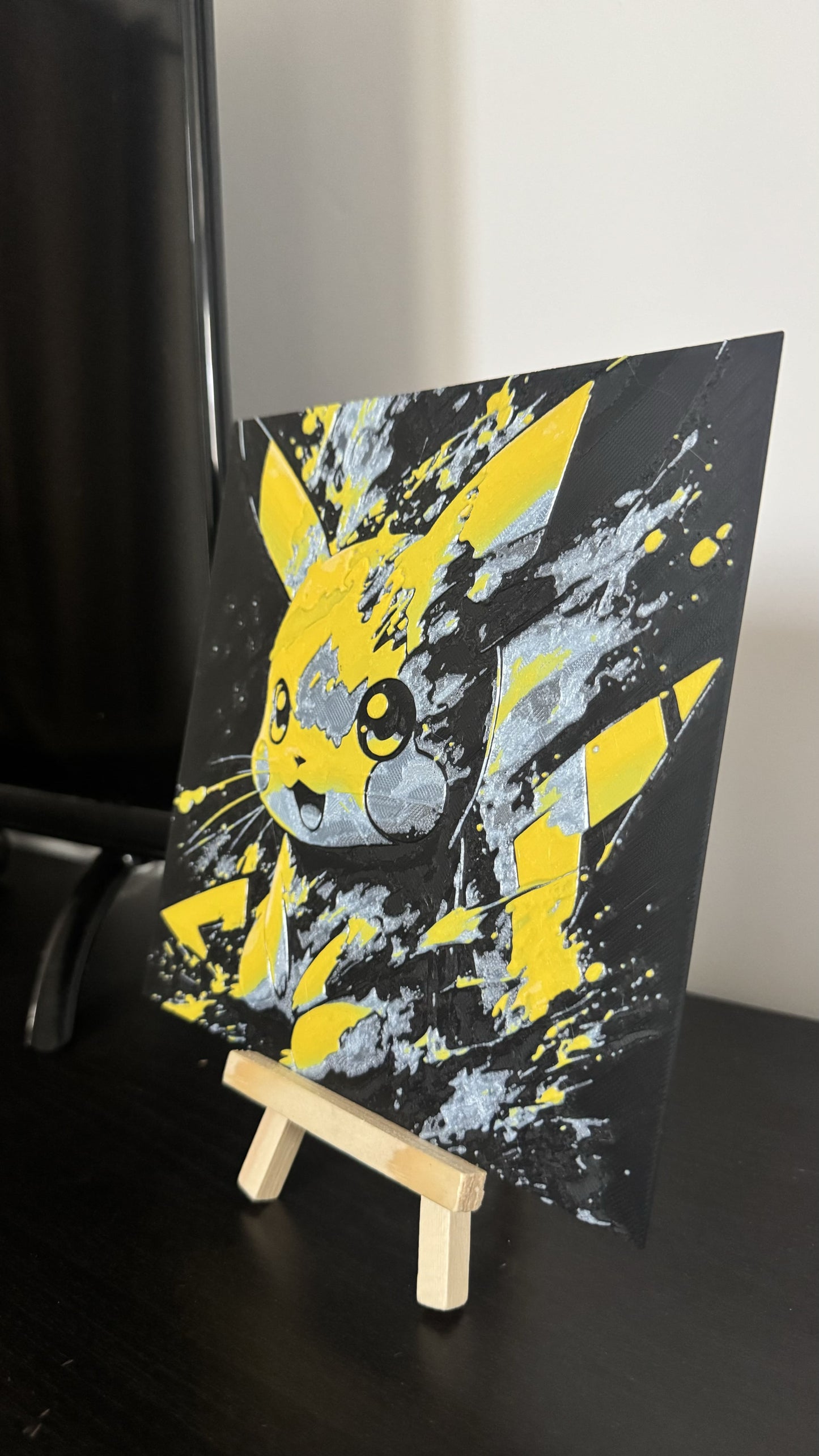Cadre relief Pokémon Pikachu (avec support) - 3D Painting