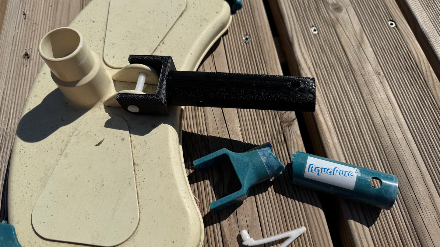 Pièce de fixation pour tête d’aspirateur de piscine – Remplacement compatible manche télescopique