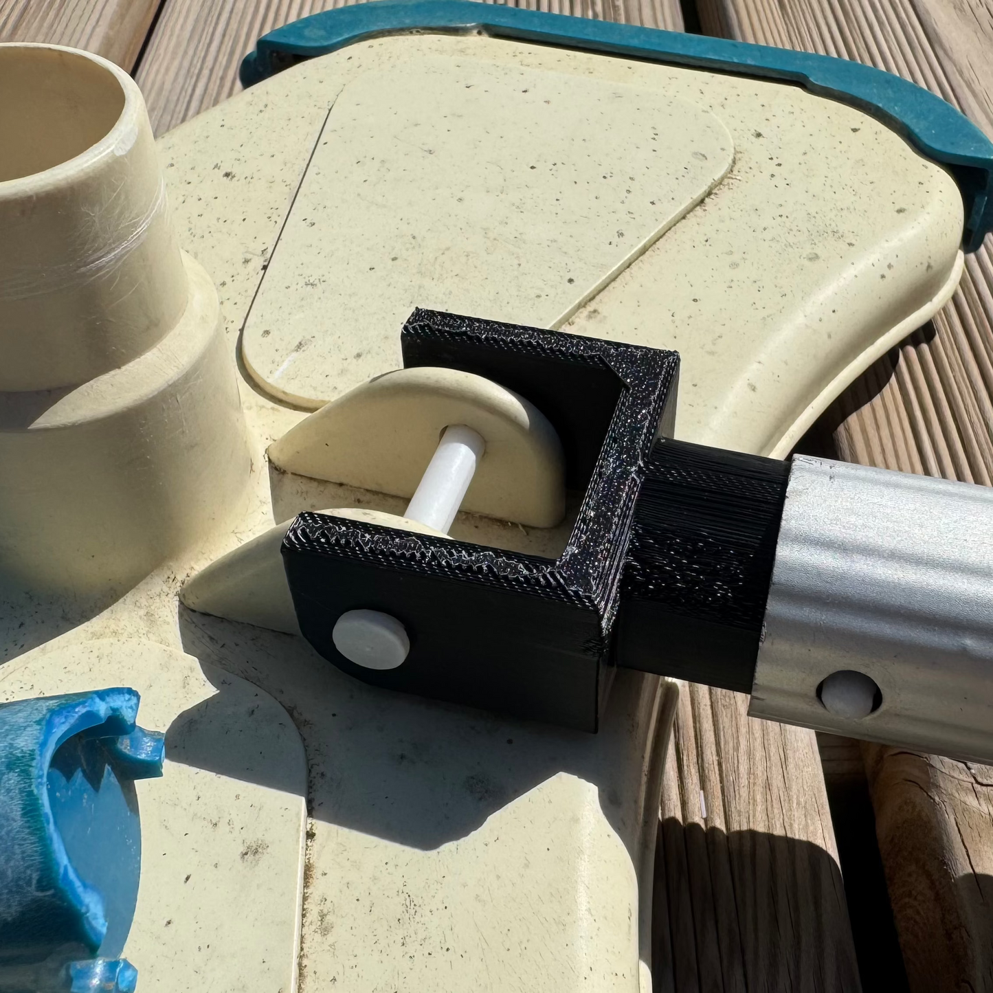 Pièce de fixation pour tête d’aspirateur de piscine – Remplacement compatible manche télescopique
