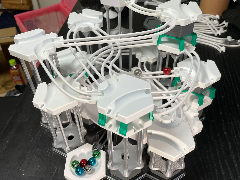 Pack de 16 rails compatibles GraviTrax – lot d’extensions imprimées en 3D