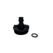 Raccord nable réservoir eau bateau noir avec joint étanchéité et connecteur Gardena
