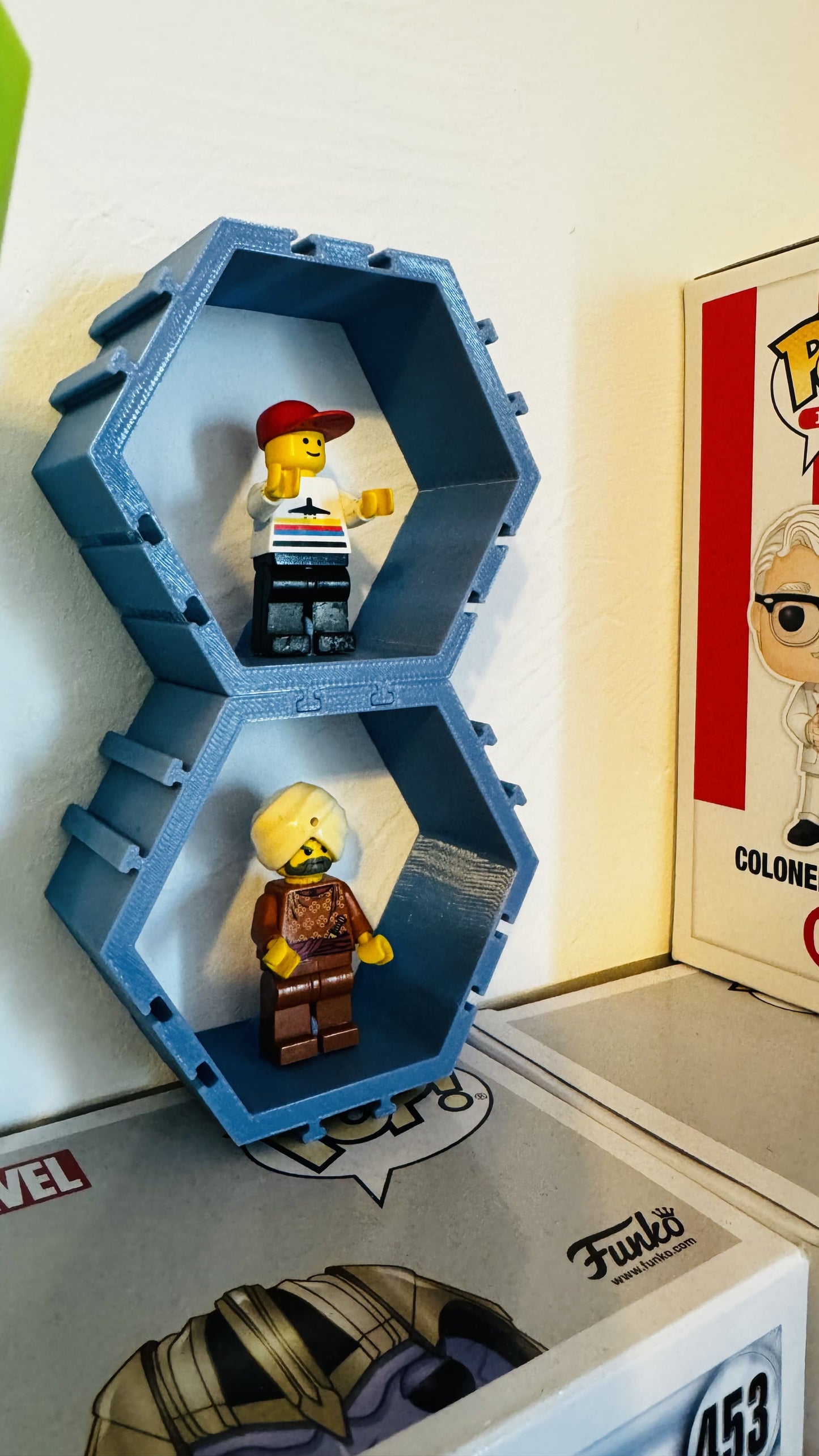 Support hexagonaux pour figurines Lego