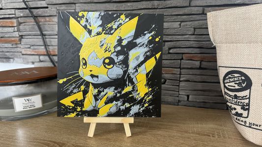 Cadre relief Pokémon Pikachu (avec support) - 3D Painting