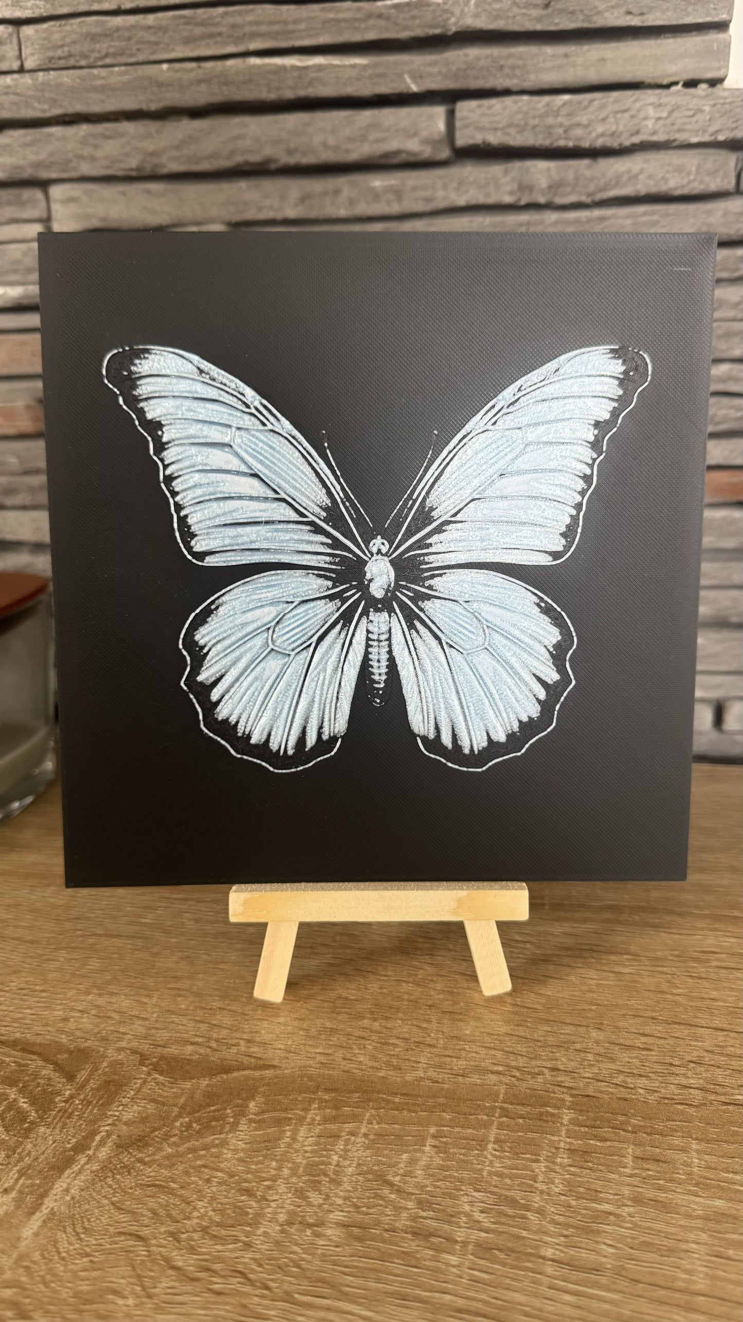 Cadre relief Papillon (avec support) - 3D Painting