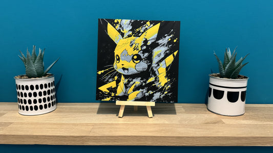 Cadre relief Pokémon Pikachu (avec support) - 3D Painting