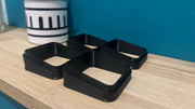 Adaptateur ventilation Audi RS3/S3/A3 noir lot de 4 pieces vue rapprochee