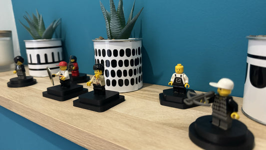 Présentoirs pour figurines LEGO et jeux de construction