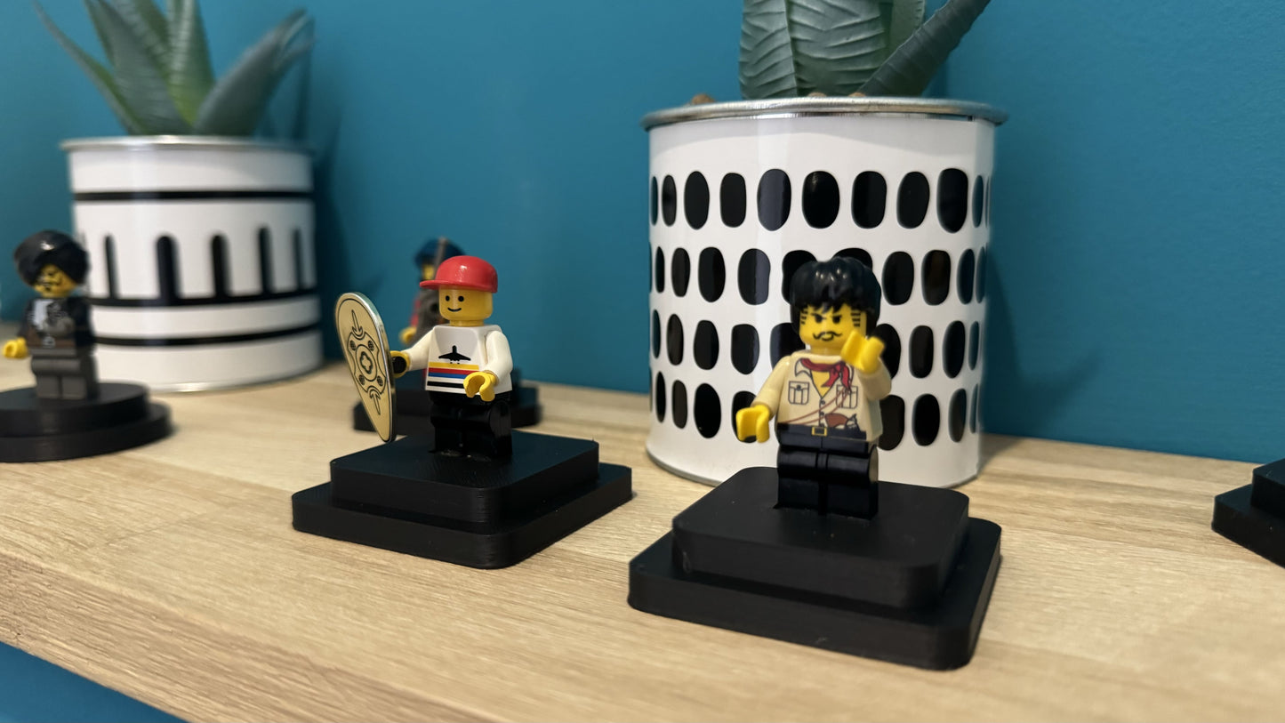 Présentoirs pour figurines LEGO et jeux de construction