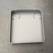 Capot protection Raymarine ST60+ blanc vue intérieure avec crochets de fixation dimensions 112x117mm