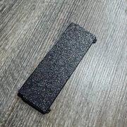 Poignee lave-vaisselle Candy Rosiere noire texturee surface grippante ergonomique vue de face
