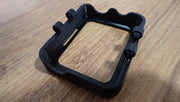 Coque protection TPU noire Shearwater Peregrine vue latérale détail boutons
