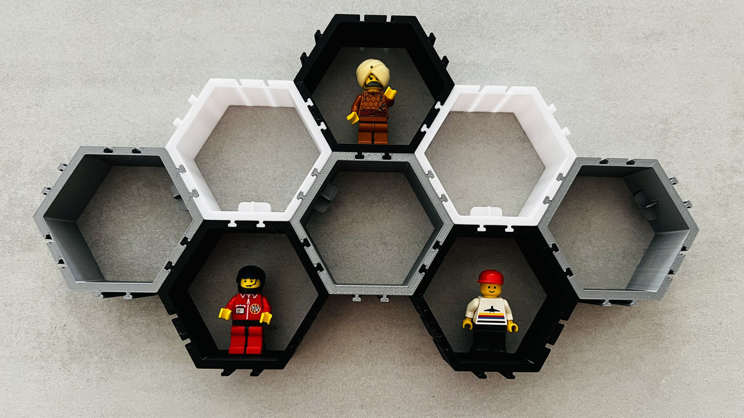 Support hexagonaux pour figurines Lego