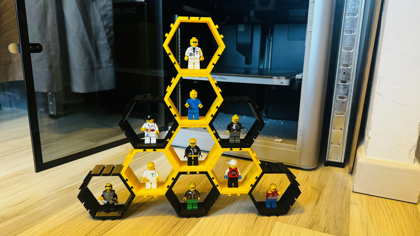 Support hexagonaux pour figurines Lego