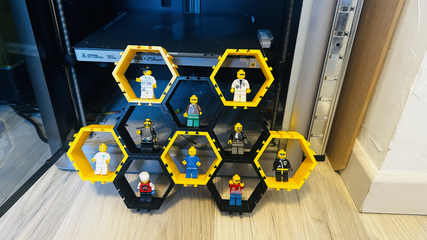 Support hexagonaux pour figurines Lego