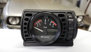 Buse aeration BMW E30 laterale 1-jauge avec voltmetre vue frontale