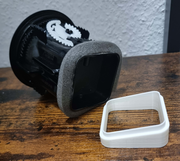 Adaptateur ventilation Audi RS3/S3/A3 blanc comparaison avec bouche aeration origine
