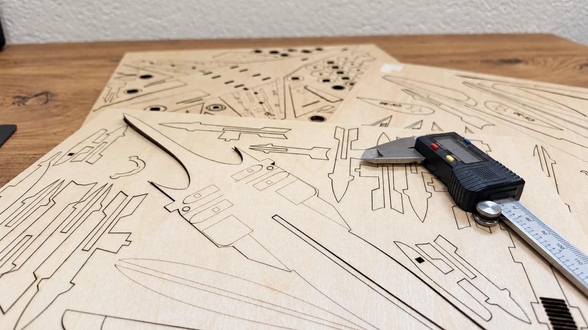 Puzzle bois 3D avion SU-30 - Maquette à monter