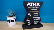 Trophée personnalisé Force, Endurance et WOD en 3D
